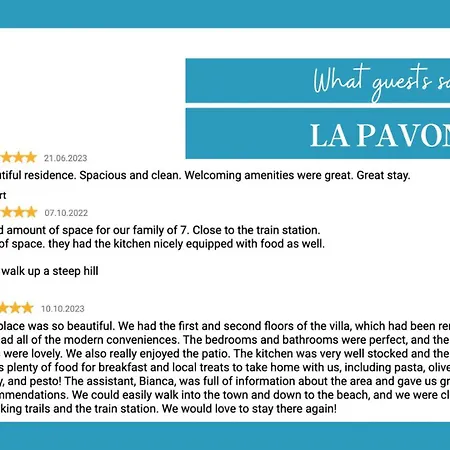 La Pavona Luxury Collection * Monterosso al Mare